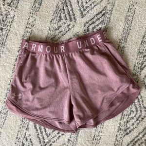 XS Mauve/Pink Under Armour Shorts w/ Pockets